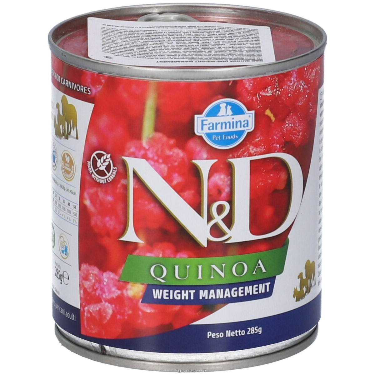 Compra Online farmina® n&d quinoa canine weight management wet food 13x285 g e Trova l'offerta più bassa