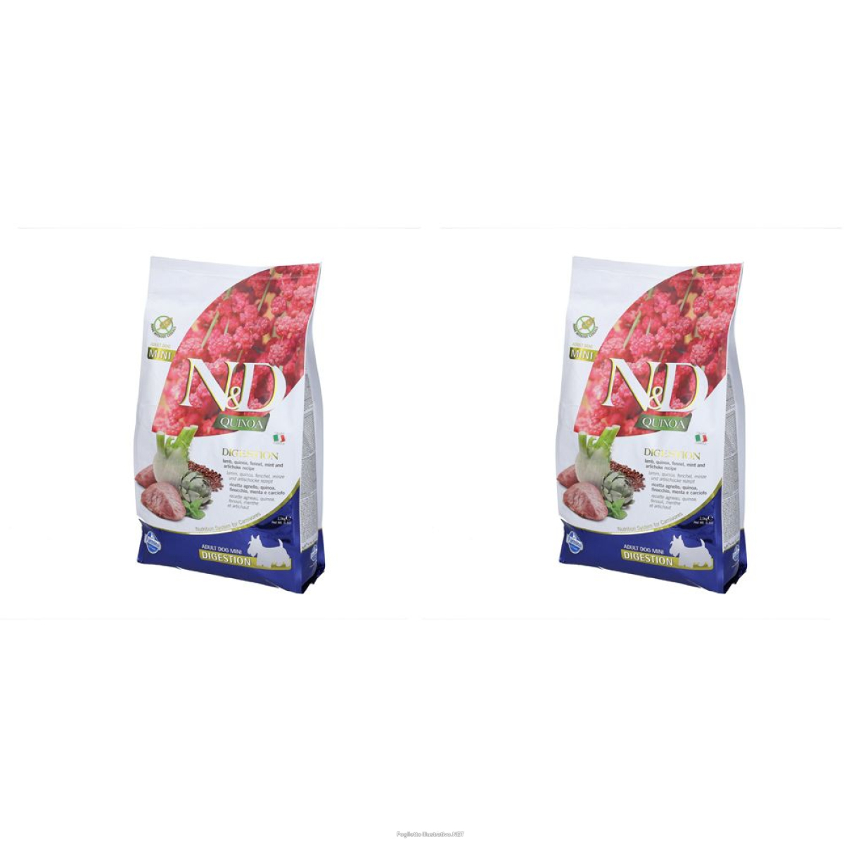 Compra Online farmina® n&d quinoa digestion con agnello finocchio e menta artica per e Trova l'offerta più bassa