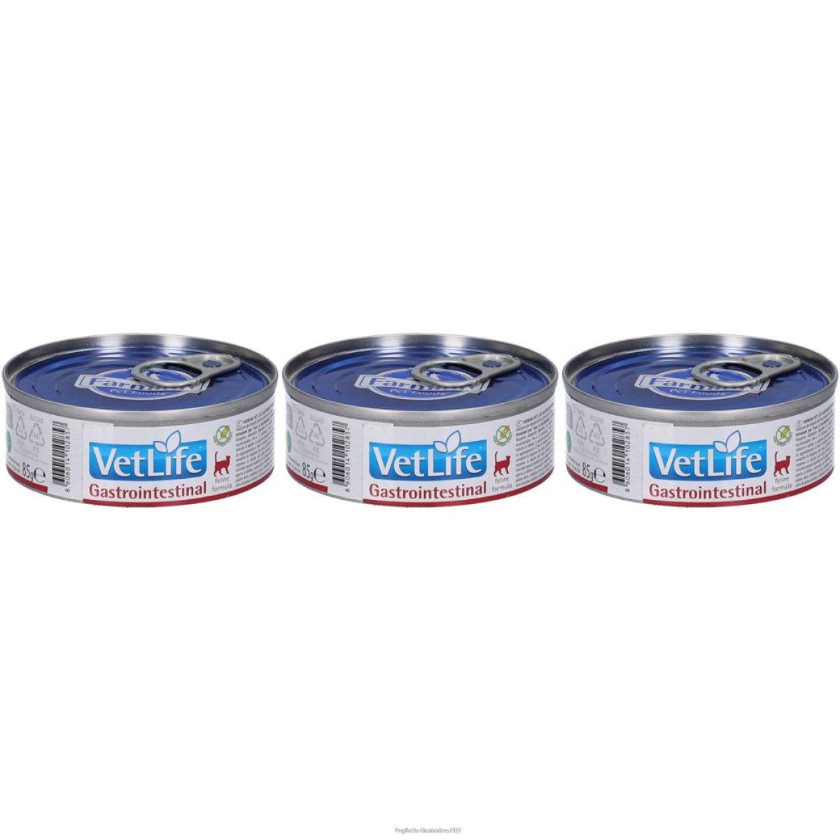 Compra Online farmina® vetlife gastrointestinal wet food feline set da 3 3x85 g mang e Trova l'offerta più bassa