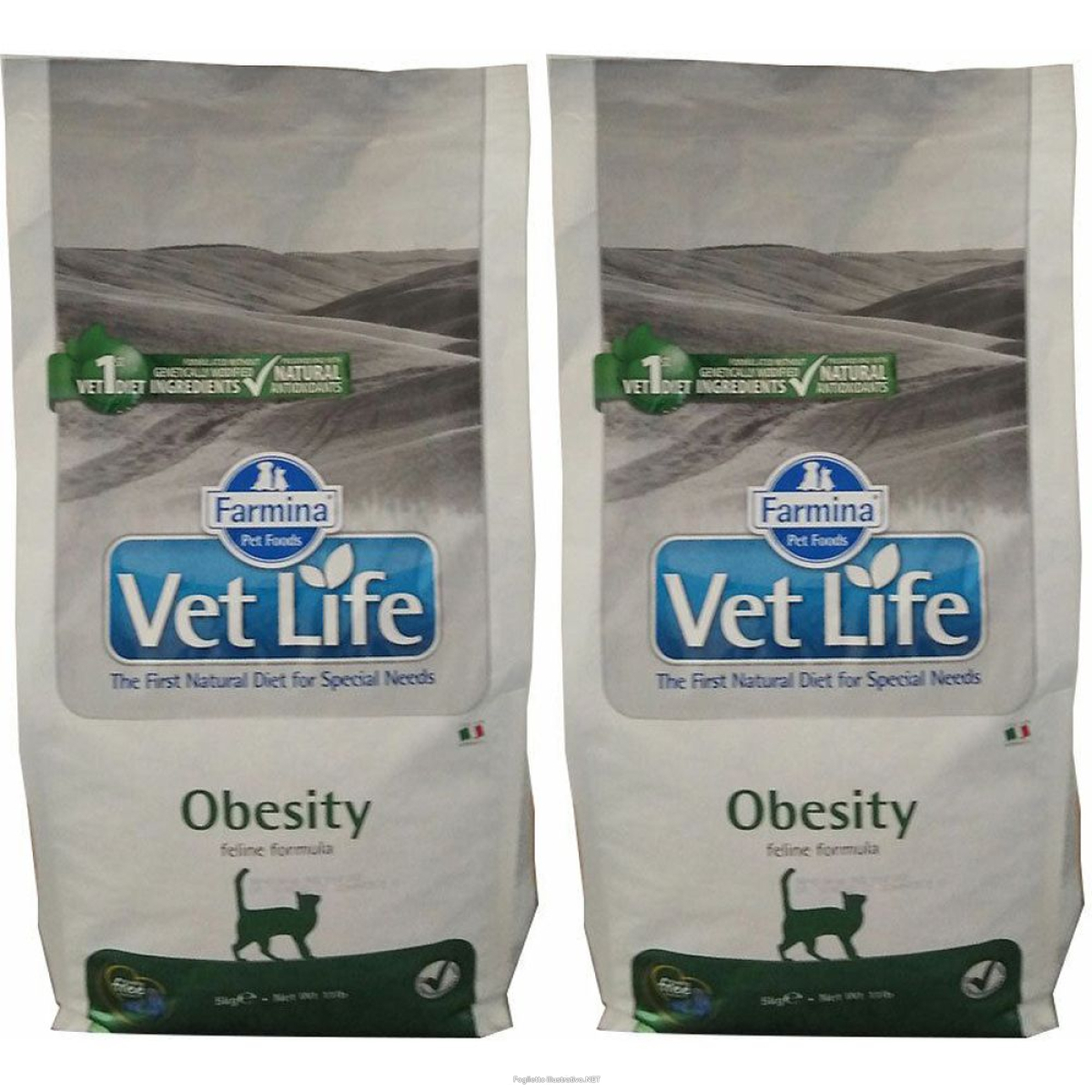 Compra Online farmina® vetlife® obesity feline set da 2 2x5000 g pellets e Trova l'offerta più bassa