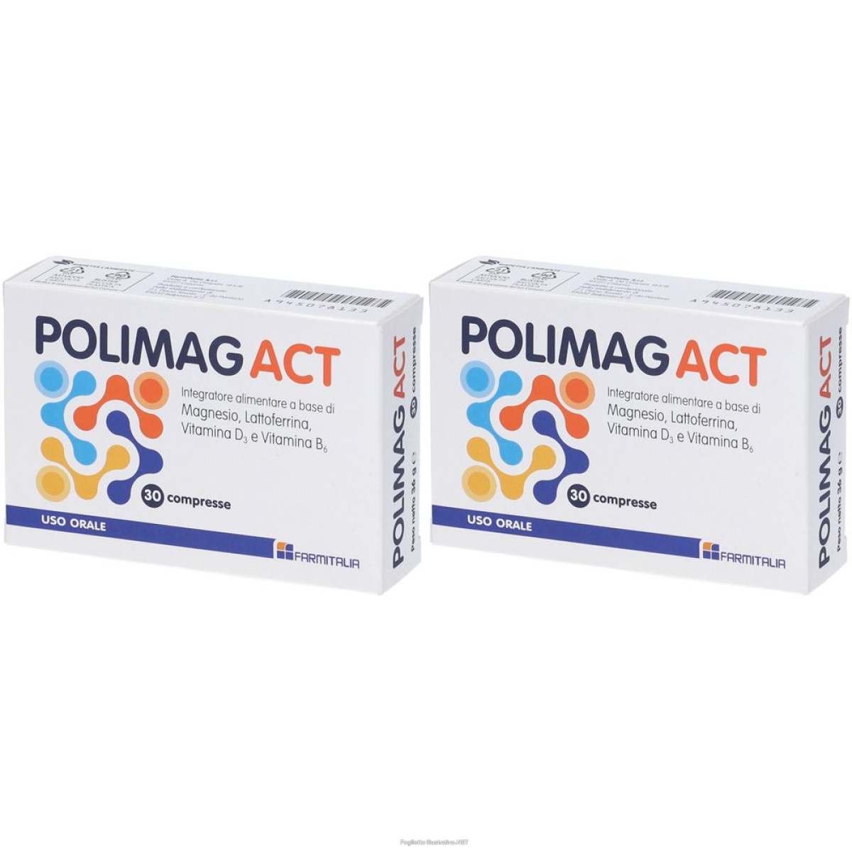 Compra Online farmitalia polimag act set da 2 2x30 pz compresse e Trova l'offerta più bassa