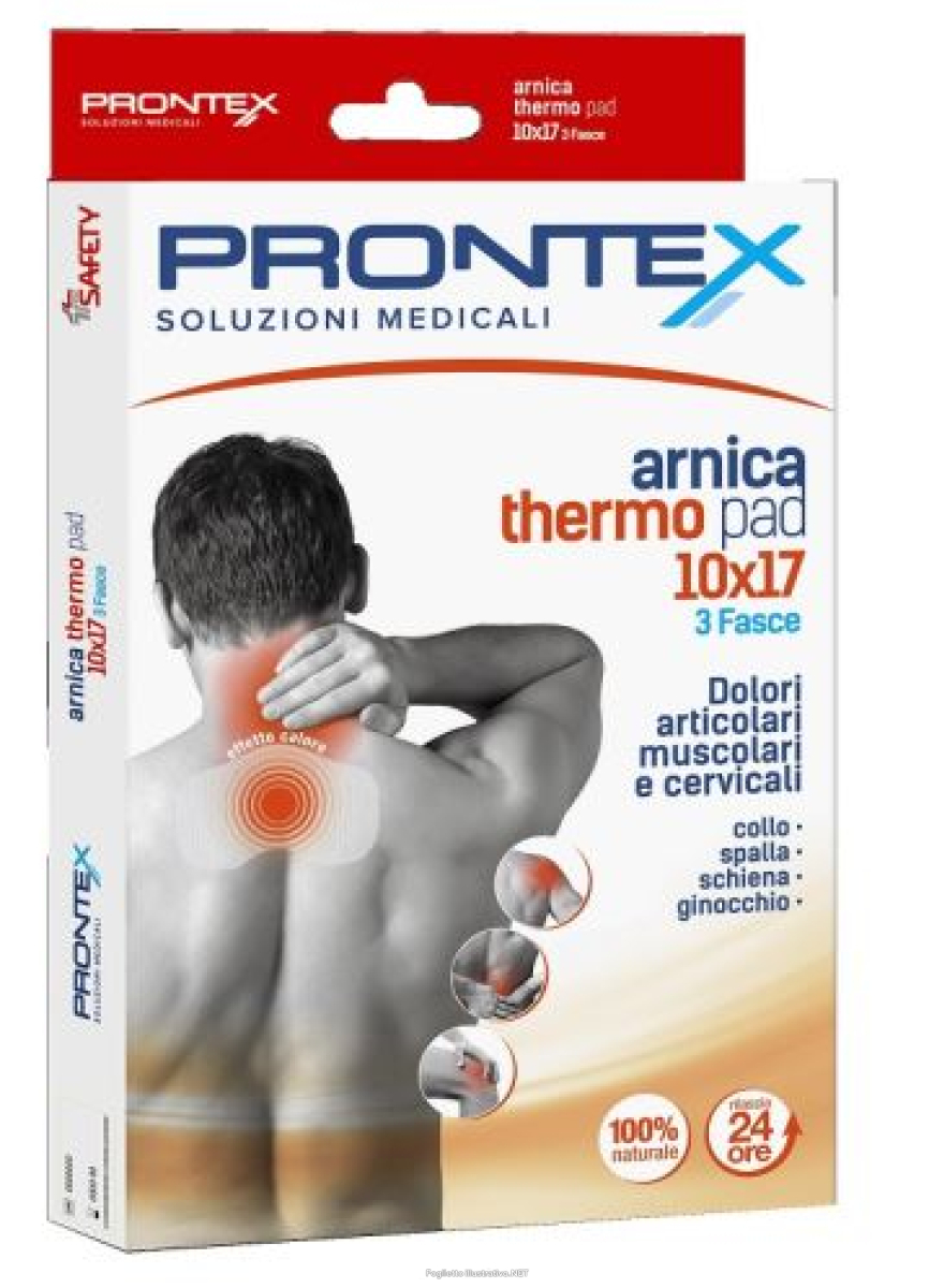 Compra Online fascia prontex arnica thermo pad 10 x 17 3 pezzi e Trova l'offerta più bassa