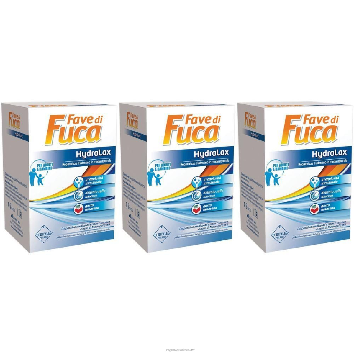 Compra Online fave di fuca hydralax 30 bustine monodose da 5,07 g gusto amarena 3x30 e Trova l'offerta più bassa
