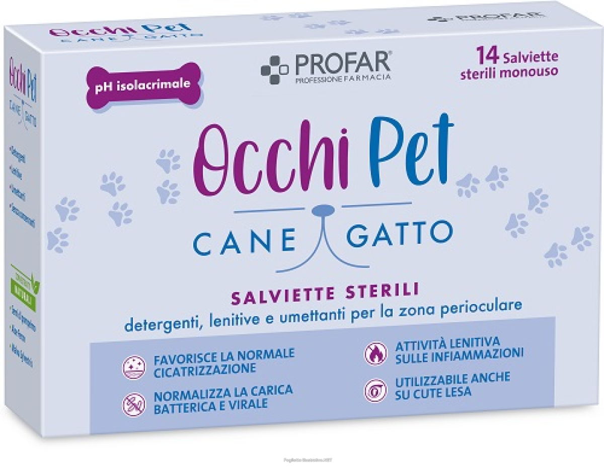 Compra Online federfarma. co profar occhi pet salviette detergenti lenitive e umettanti per zona perioculare 14 pezzi sterili e monouso e Trova l'offerta più bassa