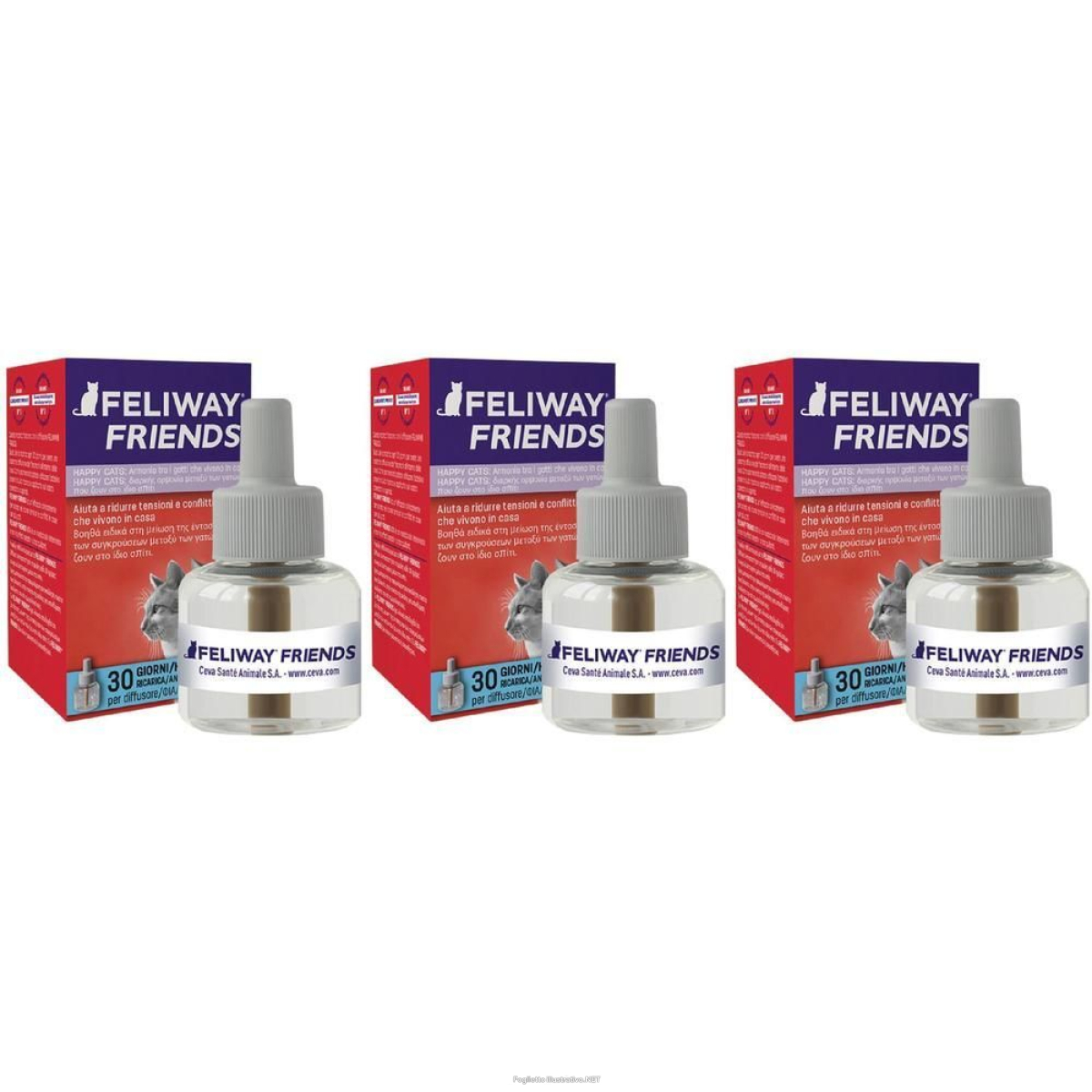 Compra Online feeliway friends ricarica 3x48 ml e Trova l'offerta più bassa