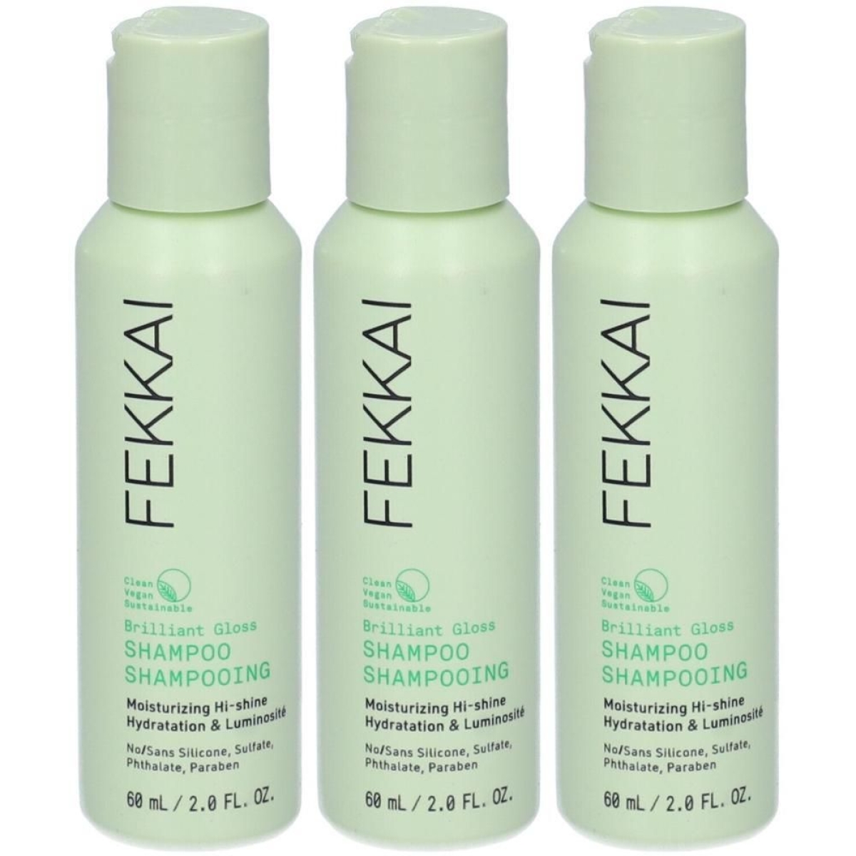 Compra Online Fekkai brilliant gloss shampoo 3x60 ml e Trova l'offerta più bassa