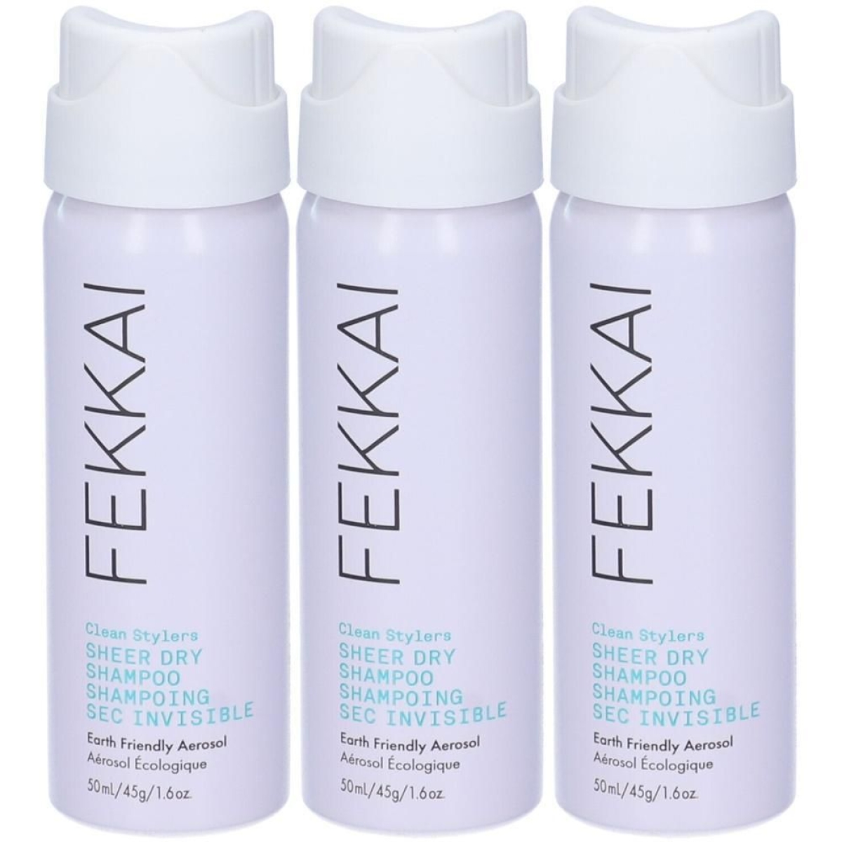 Compra Online Fekkai green aerosol sheer dry shampoo 3x50 ml e Trova l'offerta più bassa