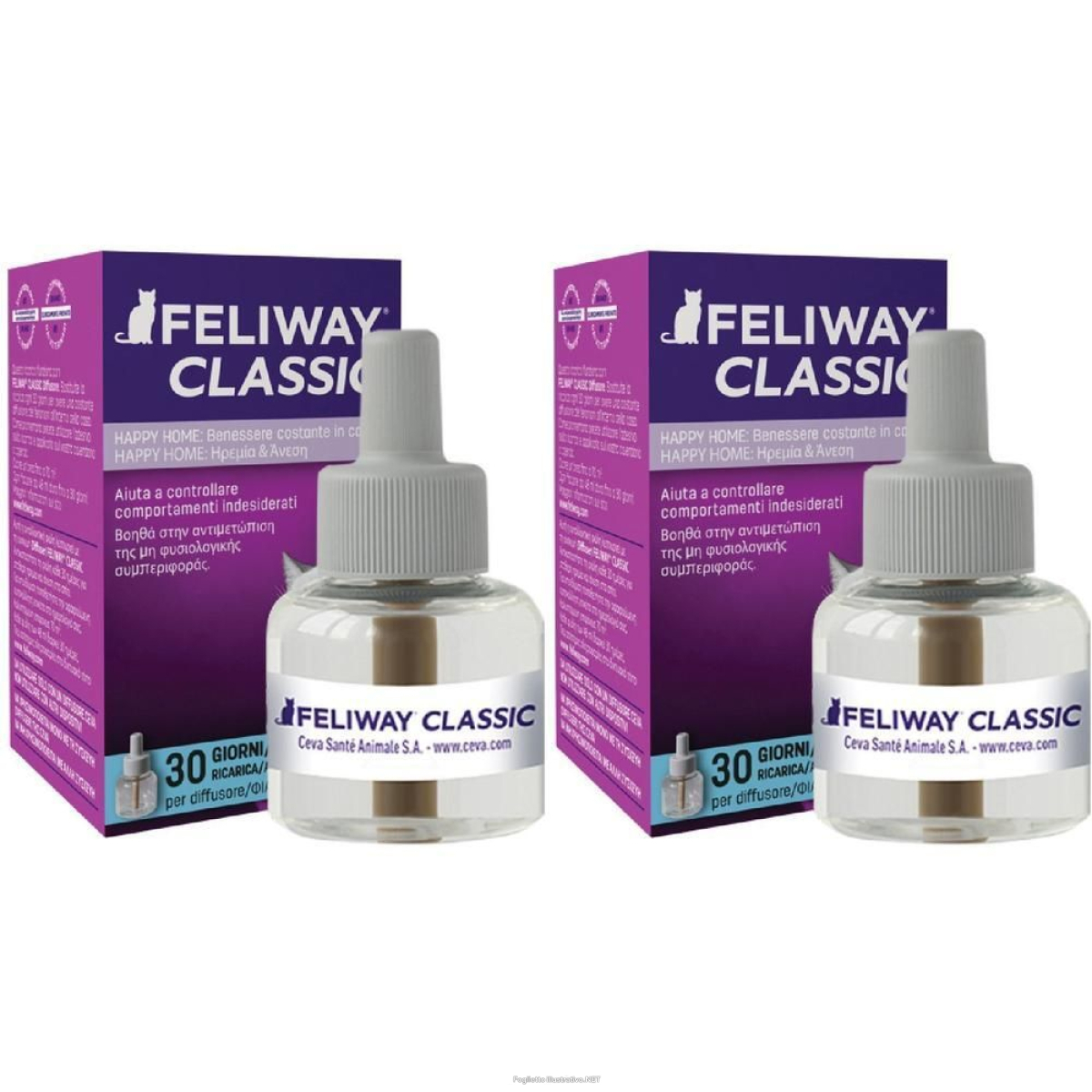 Compra Online feliway classic ricarica flacone da 48 ml 2x48 ml e Trova l'offerta più bassa