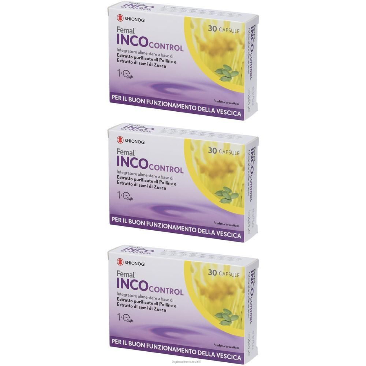 Compra Online femal incocontrol integratore alimentare capsule 3x22,4 g e Trova l'offerta più bassa