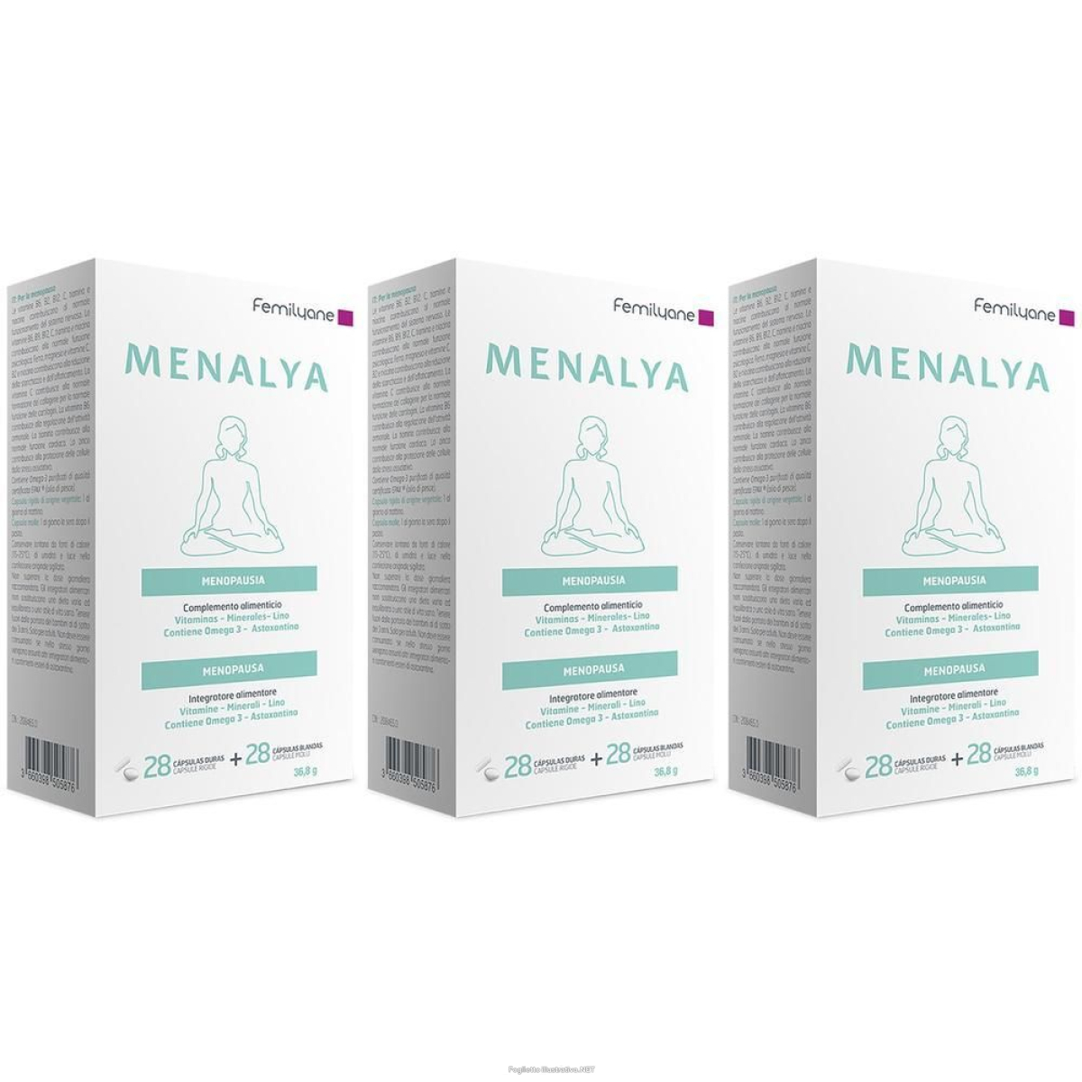 Compra Online femilyane menalya menopausa 3x1 pz capsule e Trova l'offerta più bassa