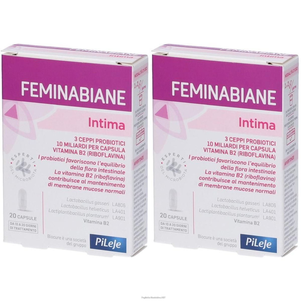Compra Online feminabiane intima 20 capsule 2x9 g e Trova l'offerta più bassa