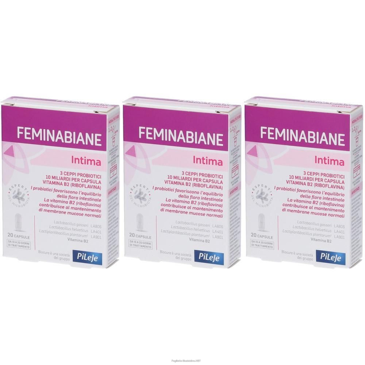 Compra Online feminabiane intima 20 capsule 3x9 g e Trova l'offerta più bassa