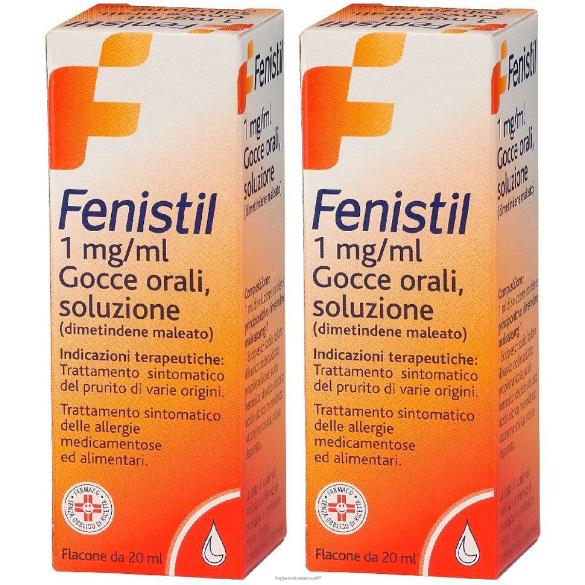 Compra Online fenistil 1 mg/ml gocce orali, soluzione set da 2 2x20 ml gocce e Trova l'offerta più bassa