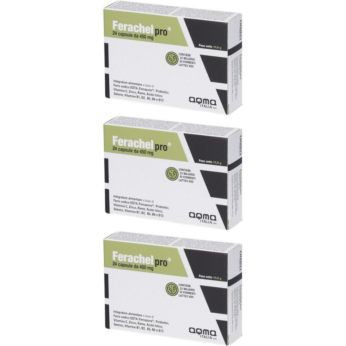 Compra Online Ferachel pro 24 capsule 3x10,8 g e Trova l'offerta più bassa