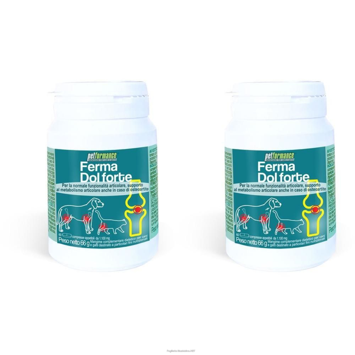 Compra Online ferma dol forte 60 compresse dog/cat 2x49,2 g e Trova l'offerta più bassa