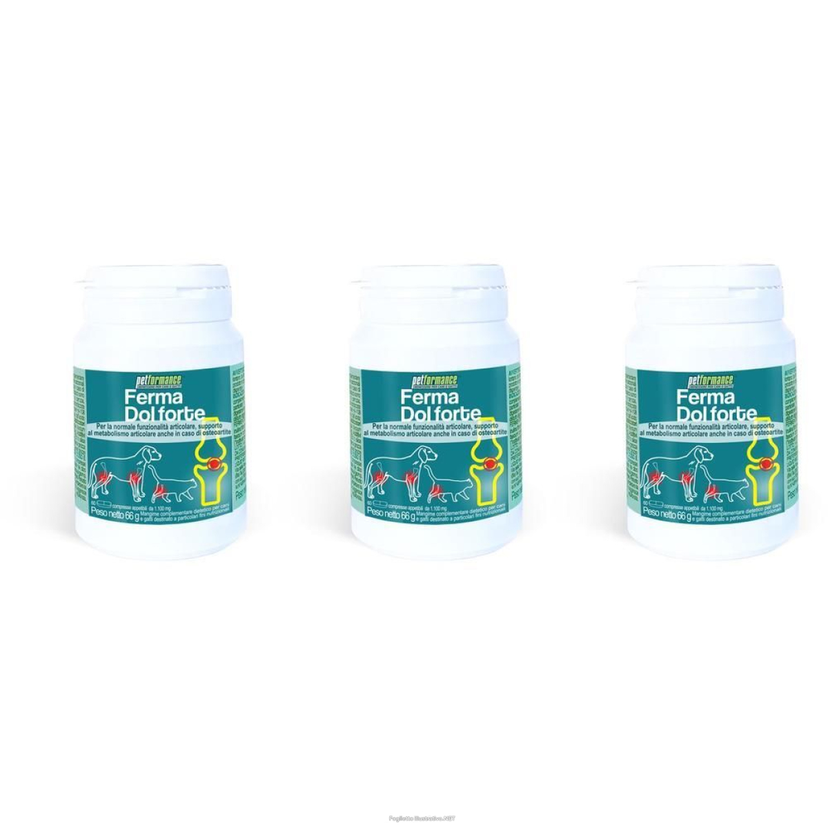 Compra Online ferma dol forte 60 compresse dog/cat 3x49,2 g e Trova l'offerta più bassa