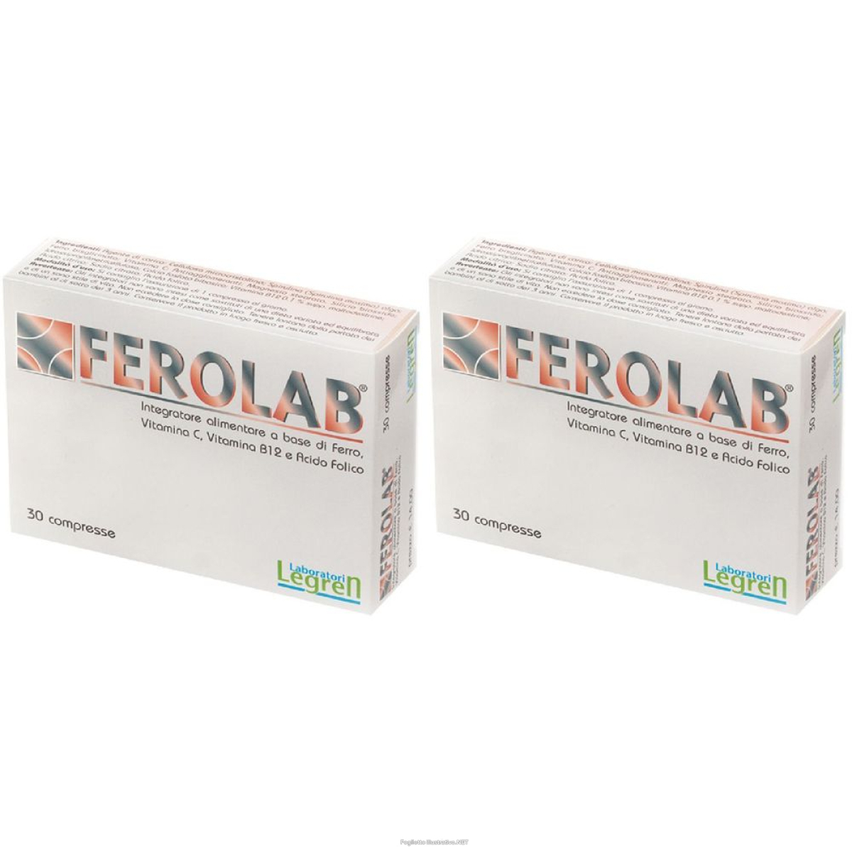 Compra Online ferolab 30 compresse set da 2 2x30 pz e Trova l'offerta più bassa