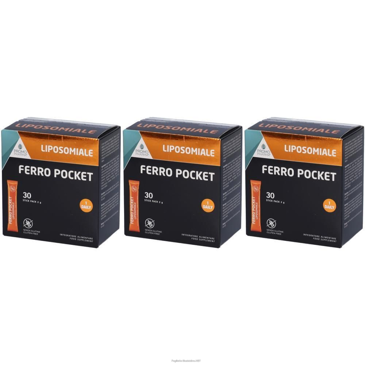 Compra Online ferro pocket liposomiale in stick pack 3x30 g e Trova l'offerta più bassa