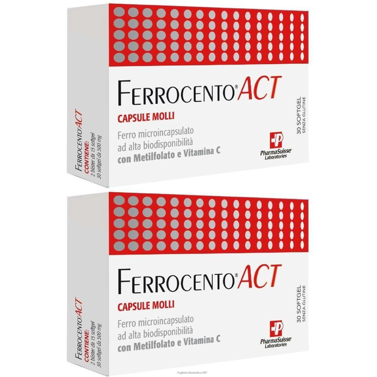 Compra Online ferrocento act 30 capsule molli 2x36 g e Trova l'offerta più bassa