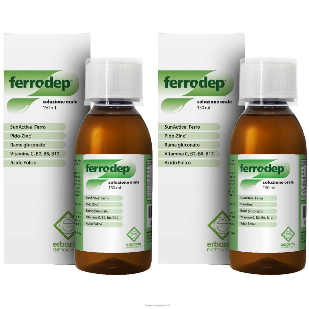 Compra Online ferrodep 150ml 2x150 ml sciroppo e Trova l'offerta più bassa