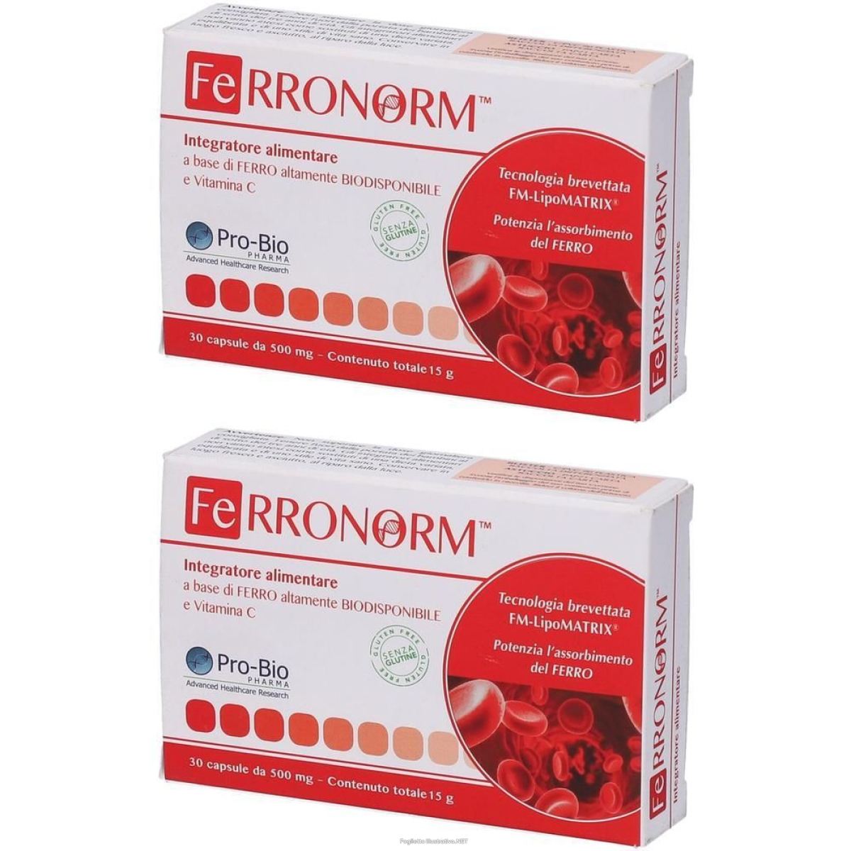 Compra Online ferronorm 30 capsule 2x15 g e Trova l'offerta più bassa