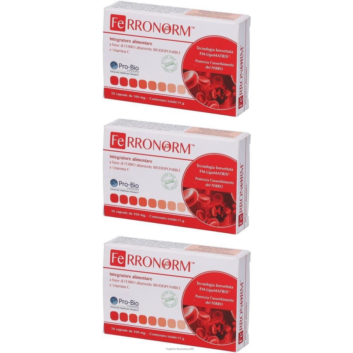 Compra Online ferronorm 30 capsule 3x15 g e Trova l'offerta più bassa