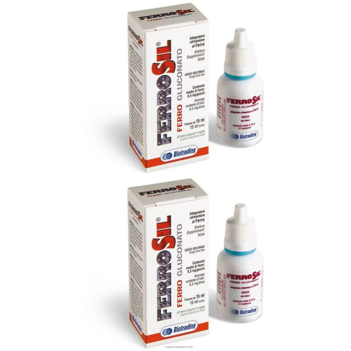 Compra Online ferrosil 2x15 ml e Trova l'offerta più bassa