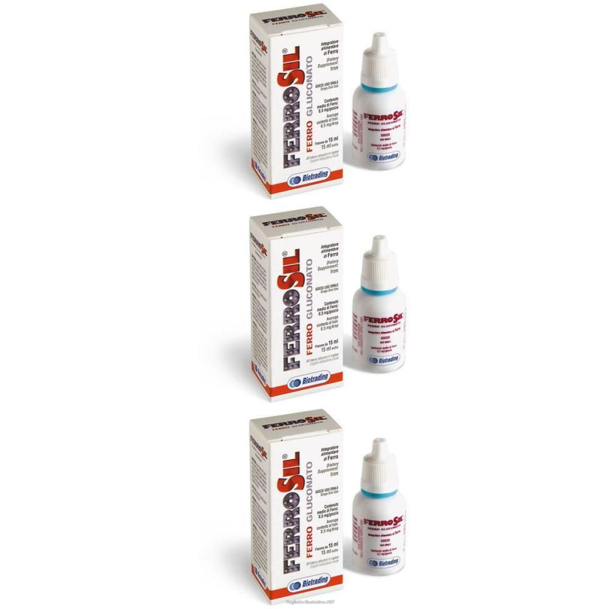 Compra Online ferrosil 3x15 ml e Trova l'offerta più bassa