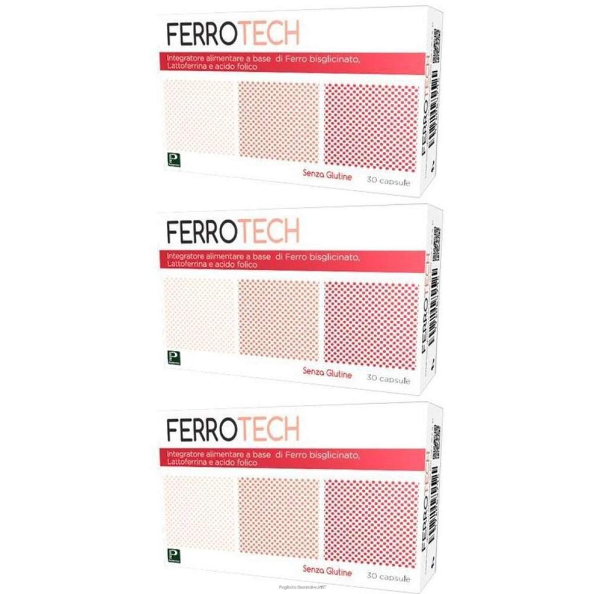 Compra Online ferrotech 30 capsule da 550mg 3x30 pz e Trova l'offerta più bassa