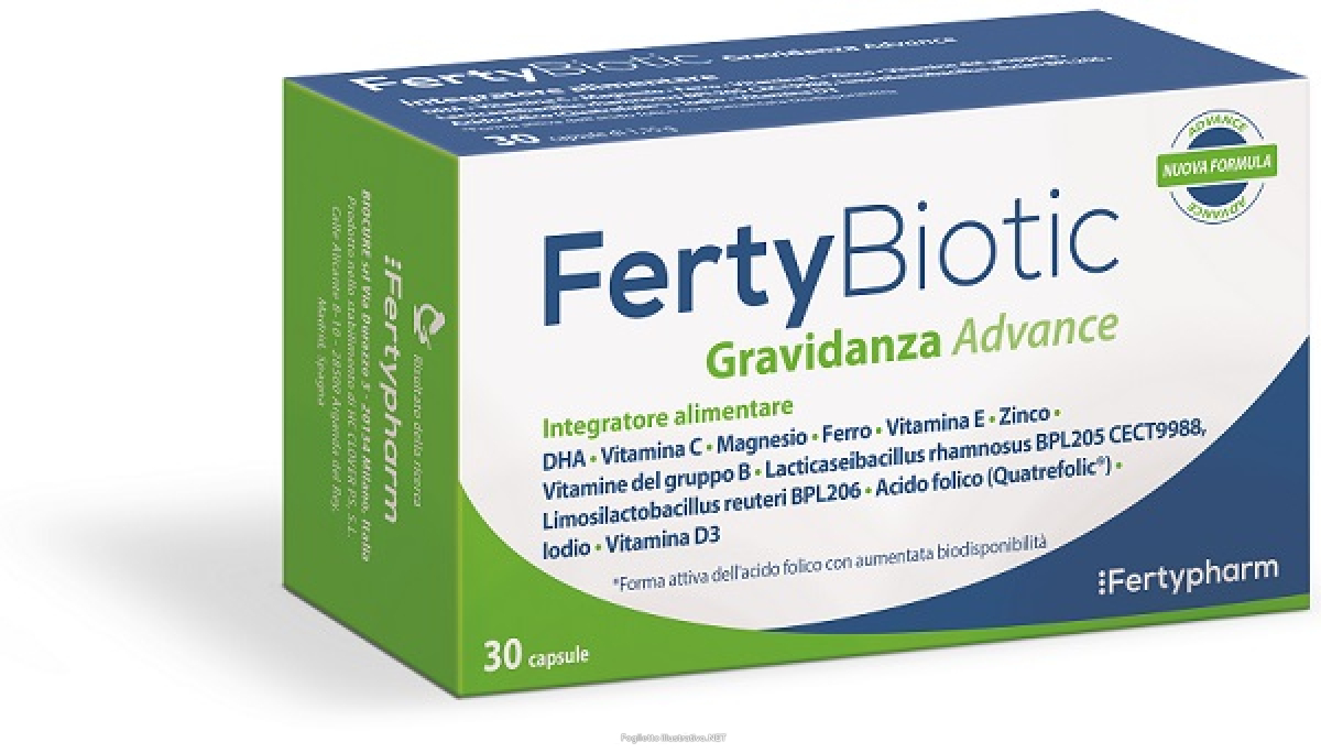 Compra Online fertybiotic gravidanza advance integratore per gravidanza con acido folico 30 capsule e Trova l'offerta più bassa