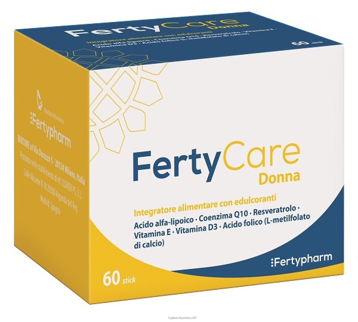 Compra Online fertycare donna integratore per il supporto della fertilità e della protezione cellulare 60 stick e Trova l'offerta più bassa