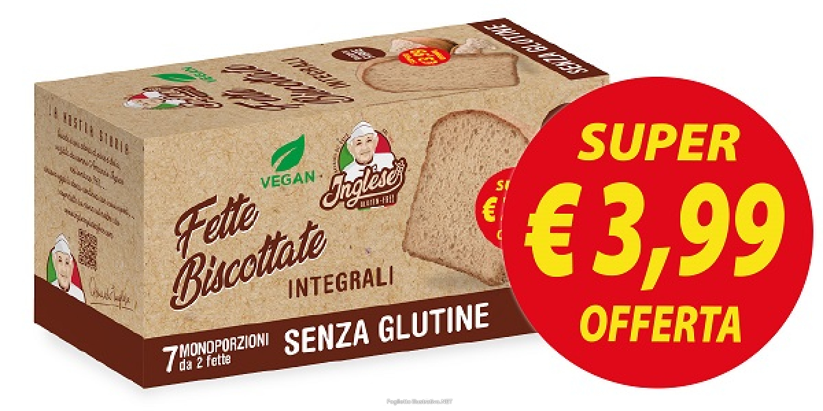 Compra Online fette biscottate integrali inglese 200g promo e Trova l'offerta più bassa
