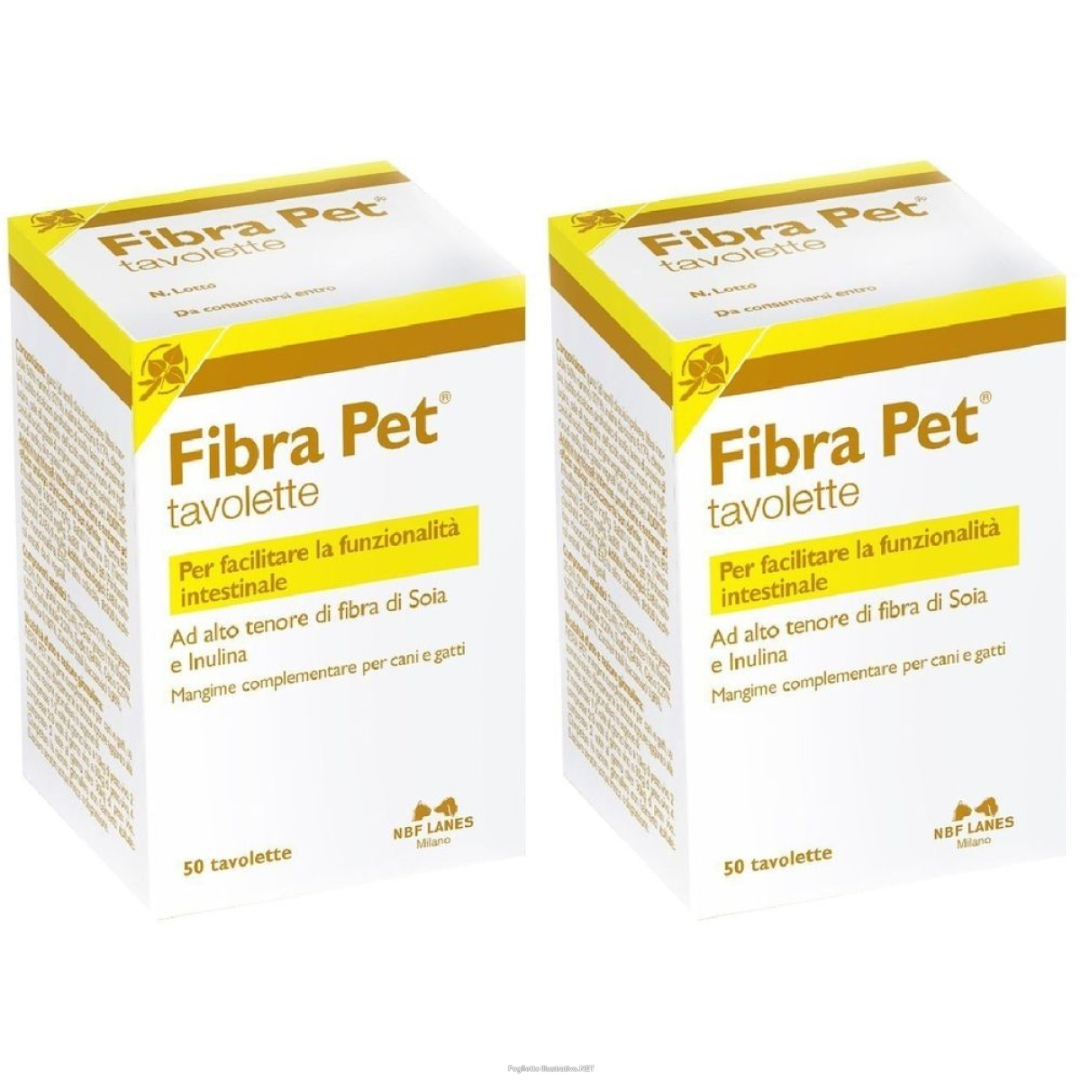 Compra Online fibra pet flacone 50 compresse set da 2 2x1 pz e Trova l'offerta più bassa