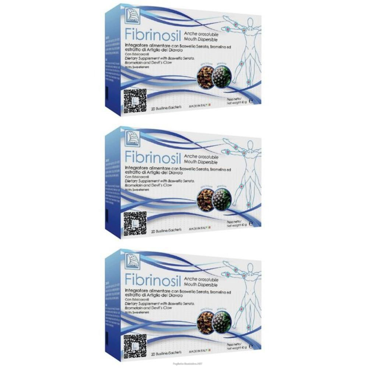 Compra Online fibrinosil 20 bustine da 3 g 3x20 pz bustina e Trova l'offerta più bassa