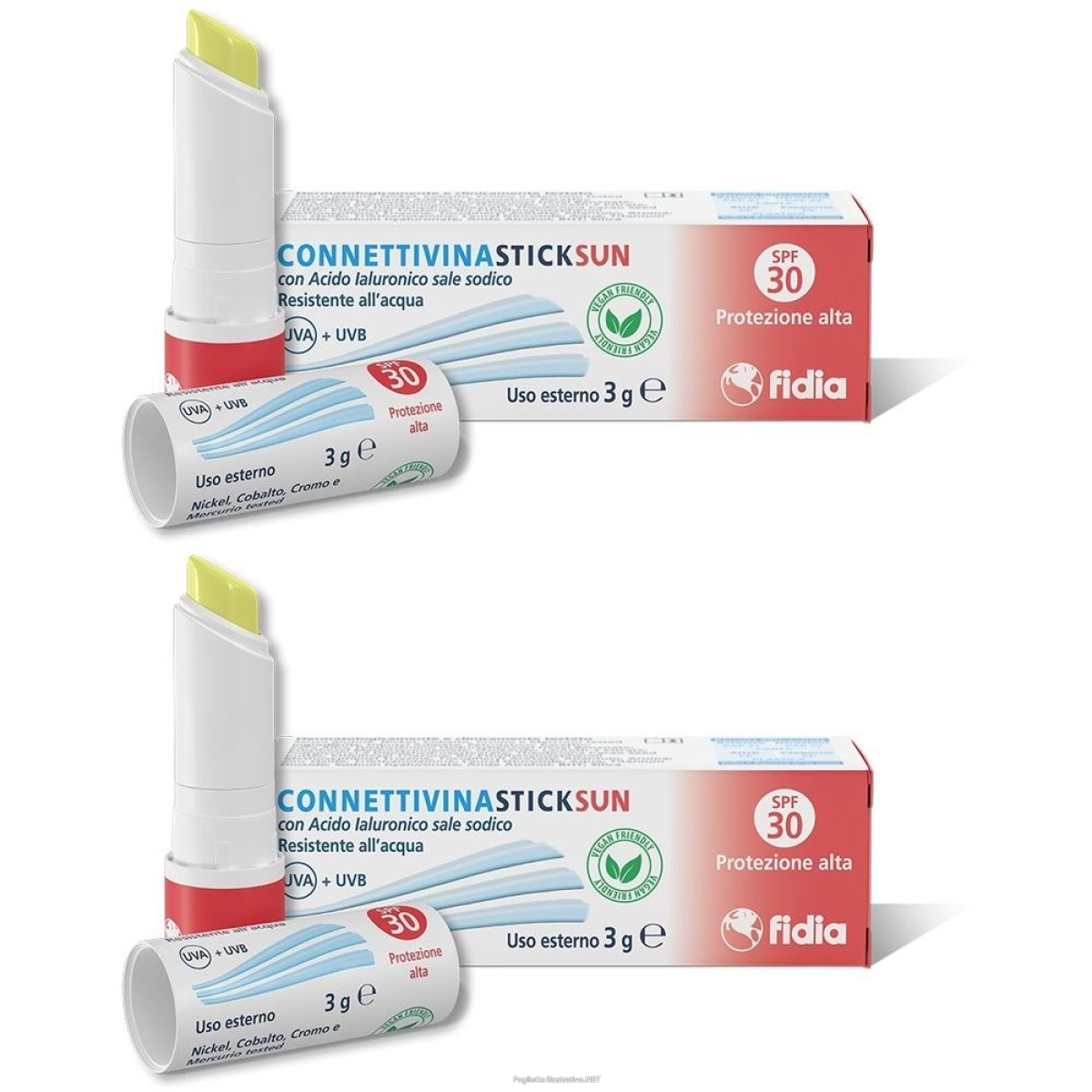 Compra Online fidia connettivinasticksun labbra spf 30 set da 2 2x3 g protezione per e Trova l'offerta più bassa