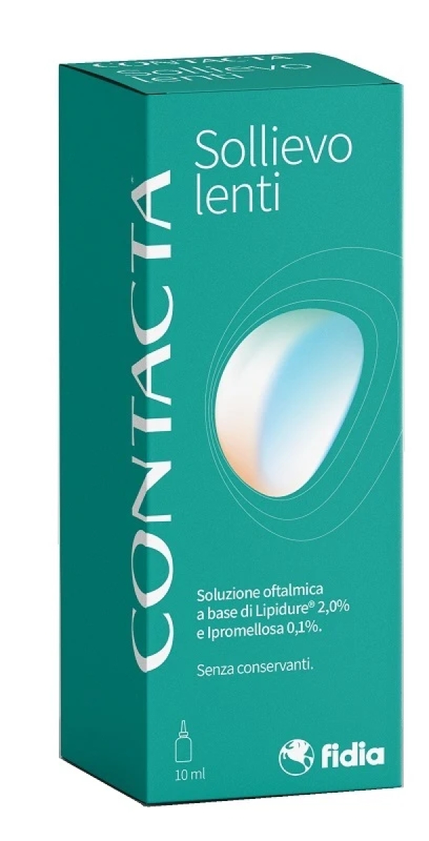 Compra Online Fidia contacta sollievo lenti - soluzione oftalmica per la lubrificazione oculare, 10 ml e Trova l'offerta più bassa