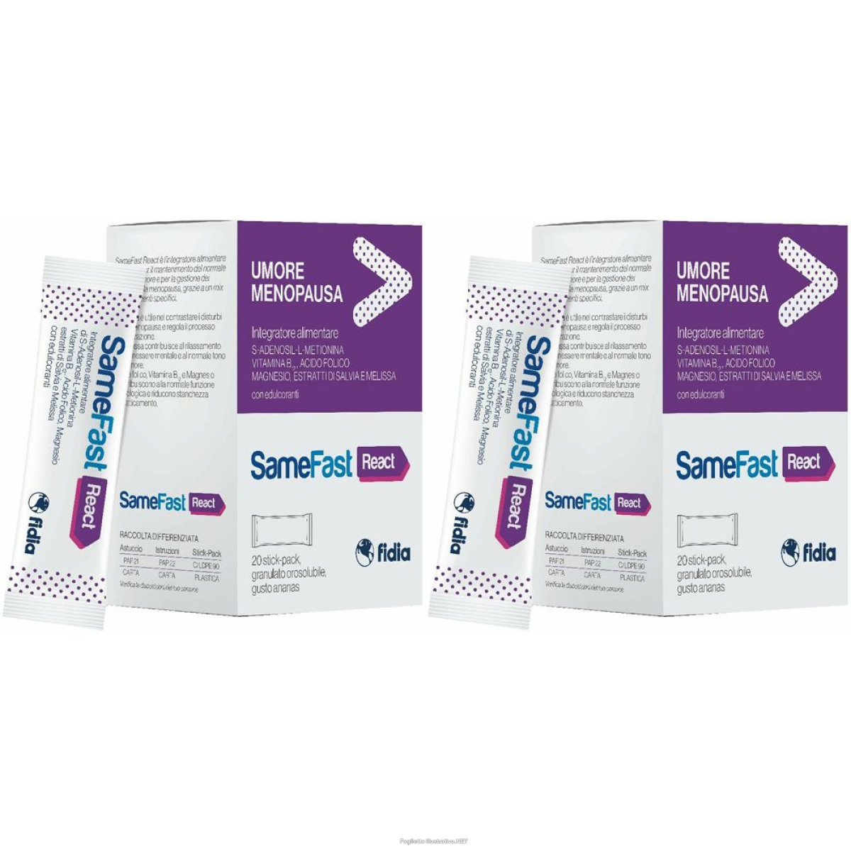 Compra Online fidia farmaceutici samefast react set da 2 2x46,2 g polvere per soluzi e Trova l'offerta più bassa