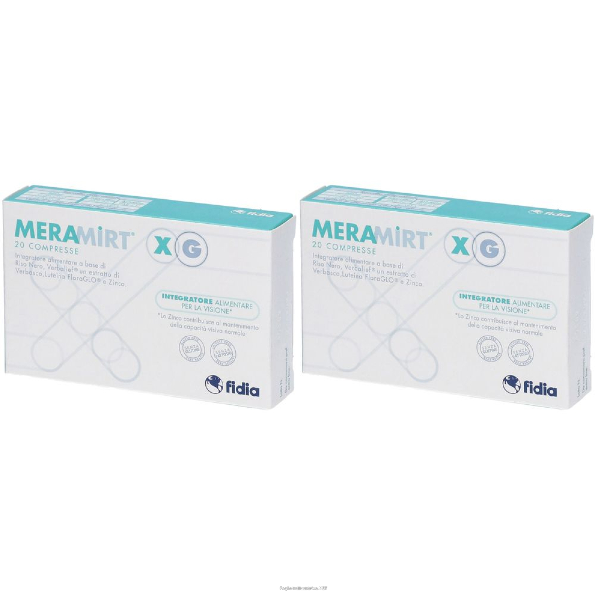 Compra Online fidia meramirt® xg compresse set da 2 2x20 pz e Trova l'offerta più bassa