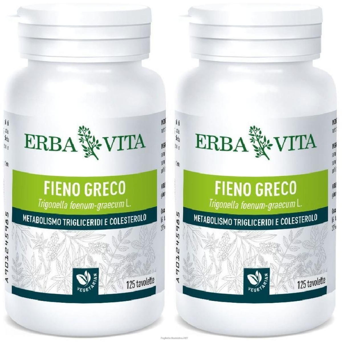 Compra Online Fieno Greco 125 Tavolette 2x125 Pezzi Compresse e Trova l'offerta più bassa