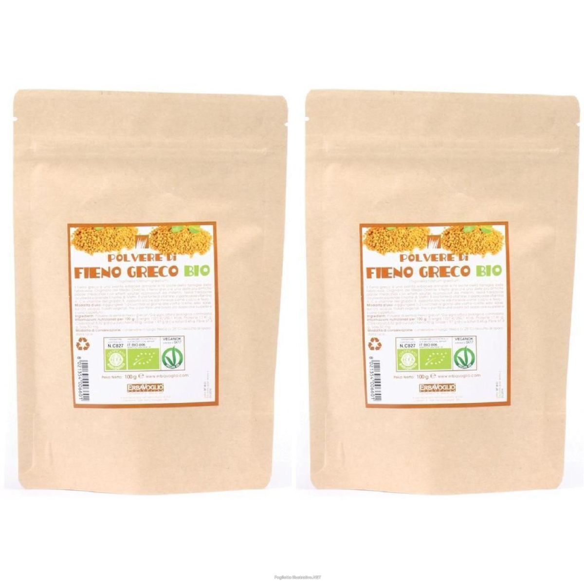 Compra Online Fieno Greco Polvere Bio 100 g 2x100 g e Trova l'offerta più bassa
