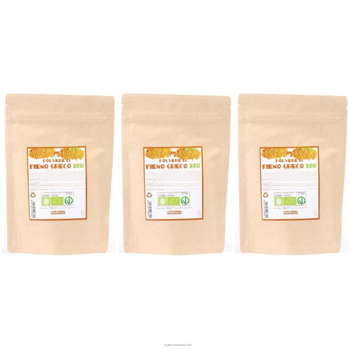 Compra Online Fieno Greco Polvere Bio 100 g 3x100 g e Trova l'offerta più bassa