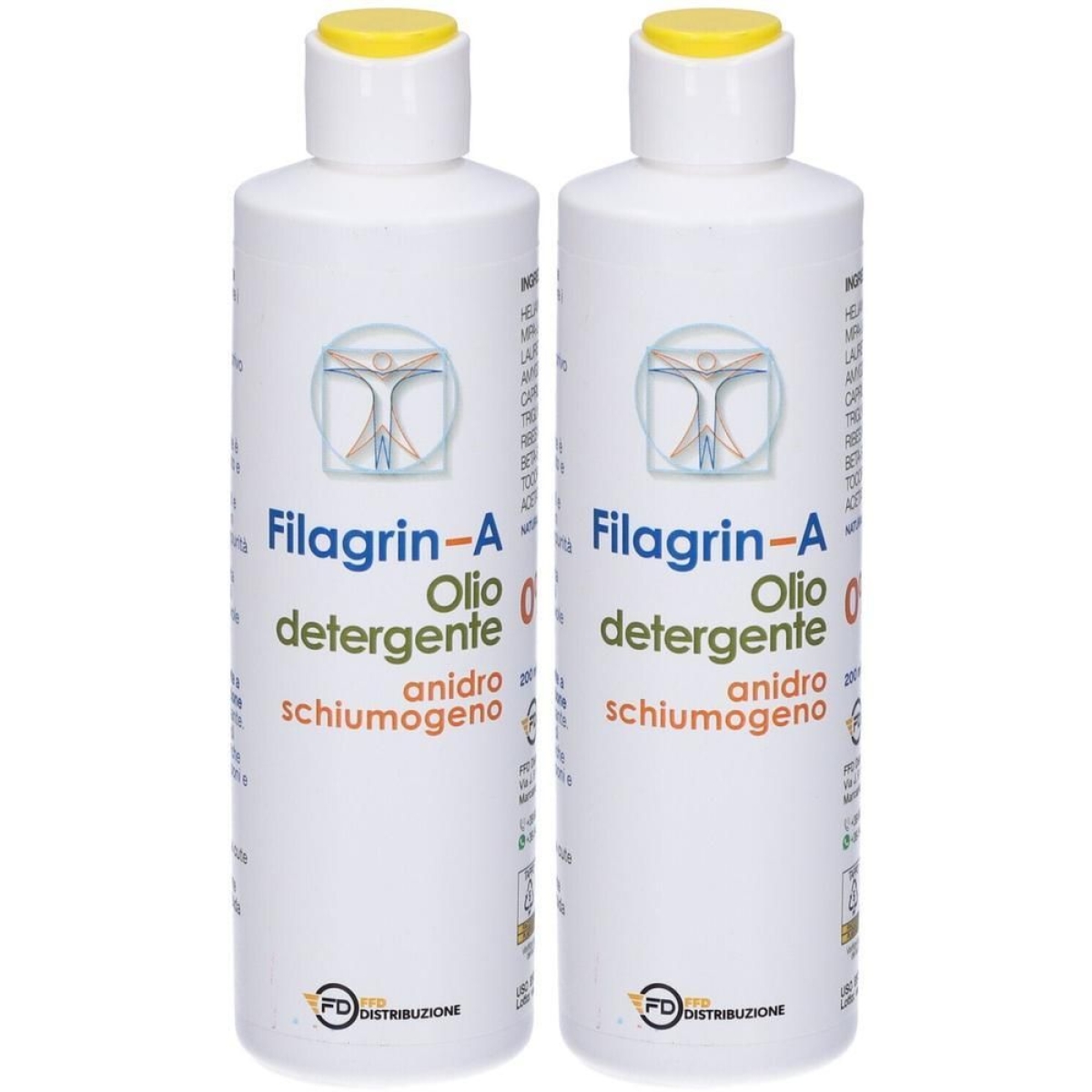 Compra Online filagrin-a olio detergente 200 ml 2x200 ml soluzione e Trova l'offerta più bassa