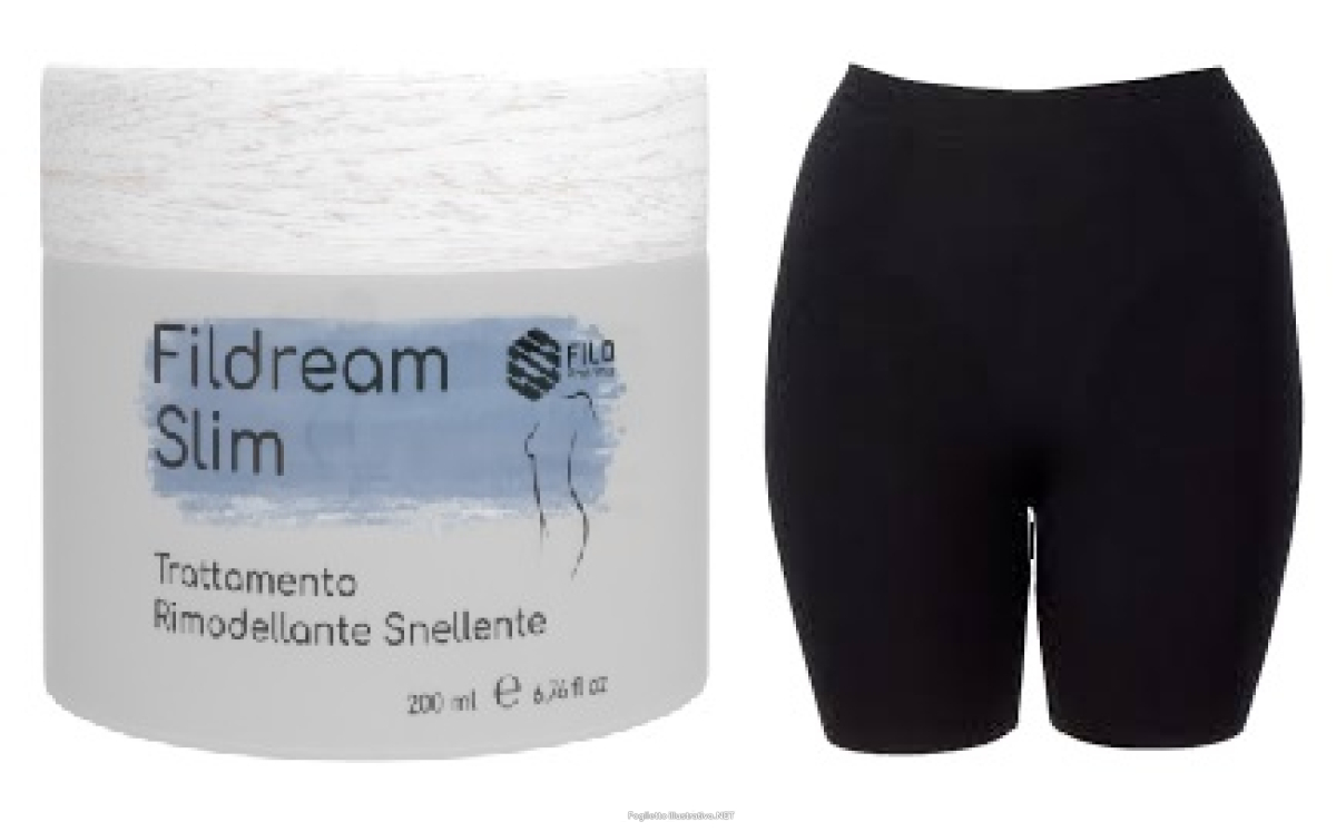 Compra Online fildream slim trattamento rimodellante snellente kit l/xl 1 crema 200 ml 1 pantaloncino l/xl e Trova l'offerta più bassa
