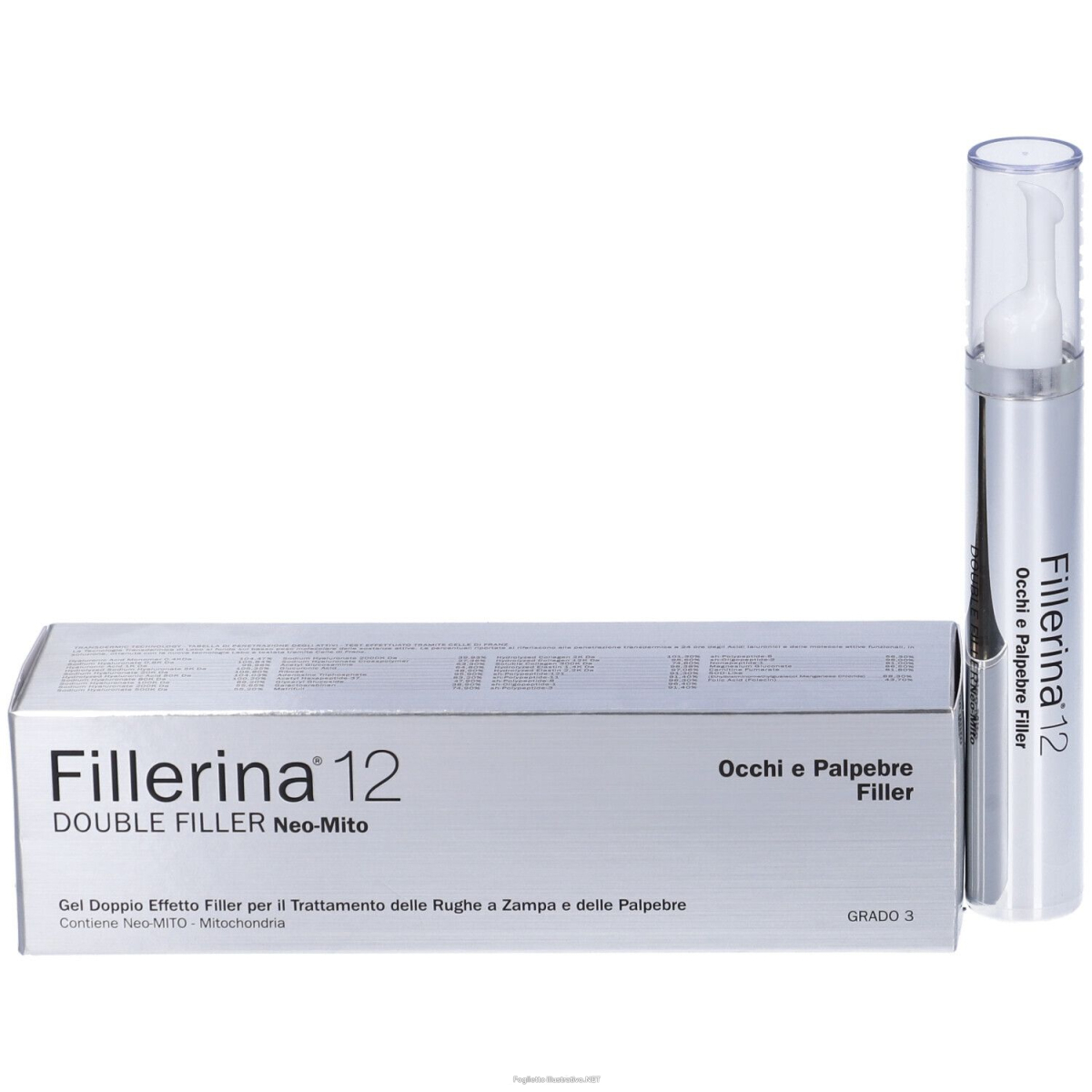 Compra Online fillerina 12 double filler neo mito occhi e palpebre gel base grado 3 dispenser eye massage tip e Trova l'offerta più bassa