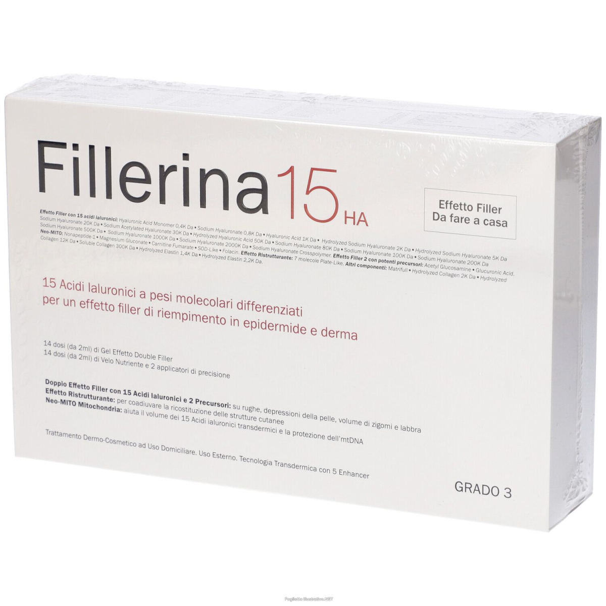 Compra Online fillerina 15 ha base grado 3 flacone 30+30 ml 60 soluzione e Trova l'offerta più bassa