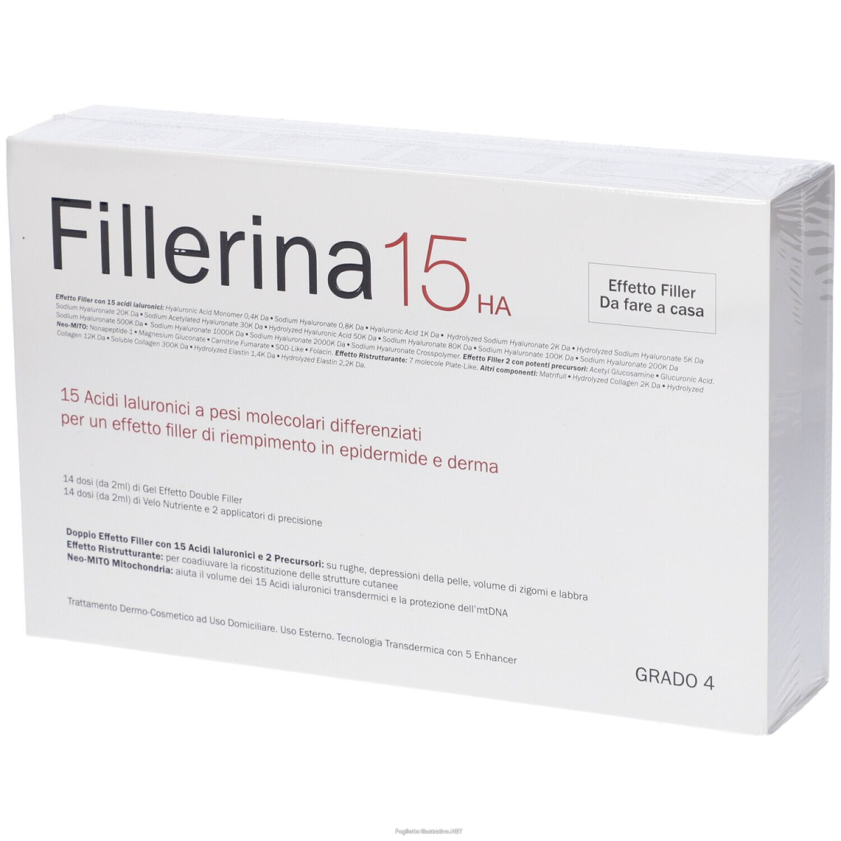 Compra Online fillerina 15 ha base grado 4 30+30 ml – trattamento filler anti-rughe e rimpolpante e Trova l'offerta più bassa