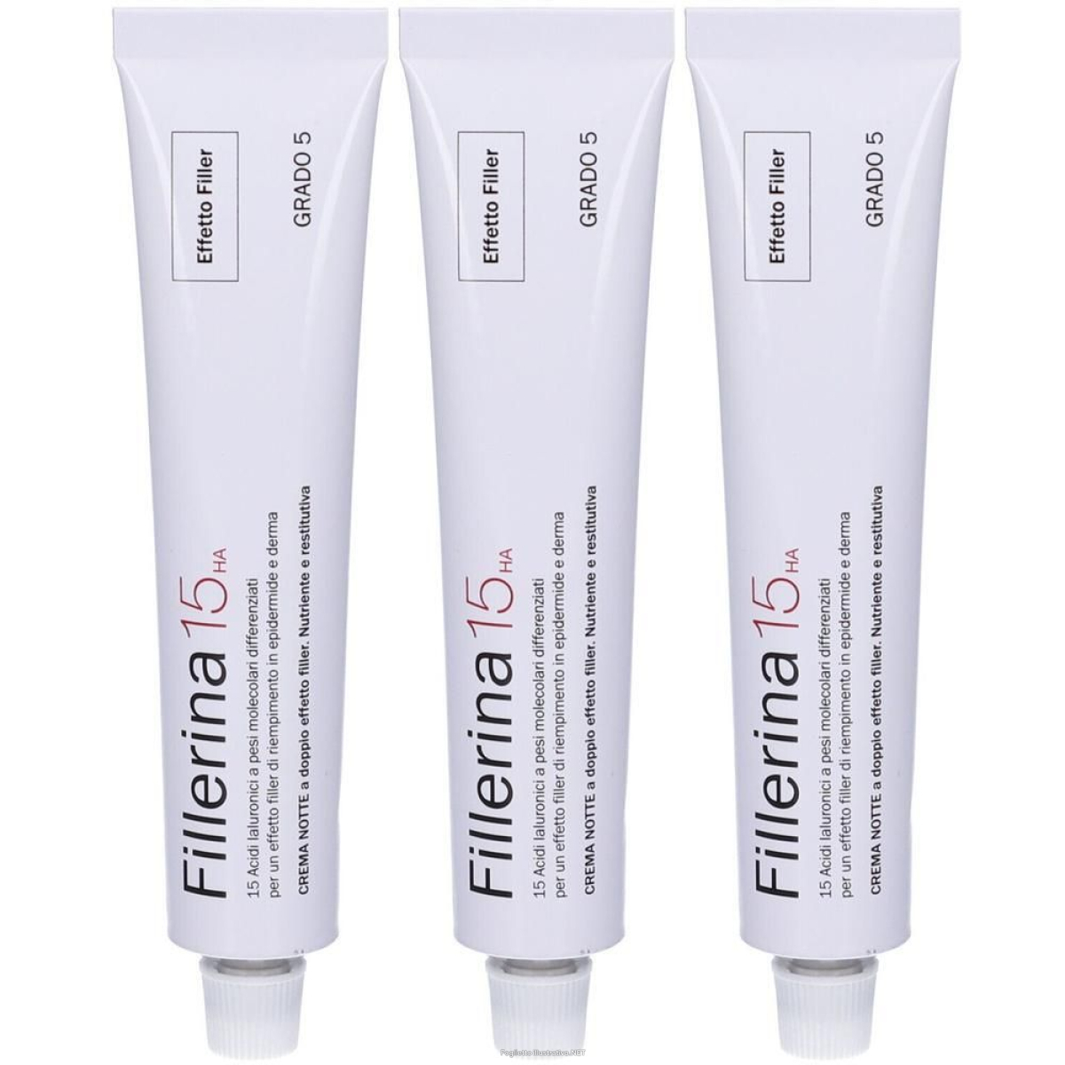Compra Online fillerina 15 ha base night cream grado 5 tubo 3x50 ml e Trova l'offerta più bassa