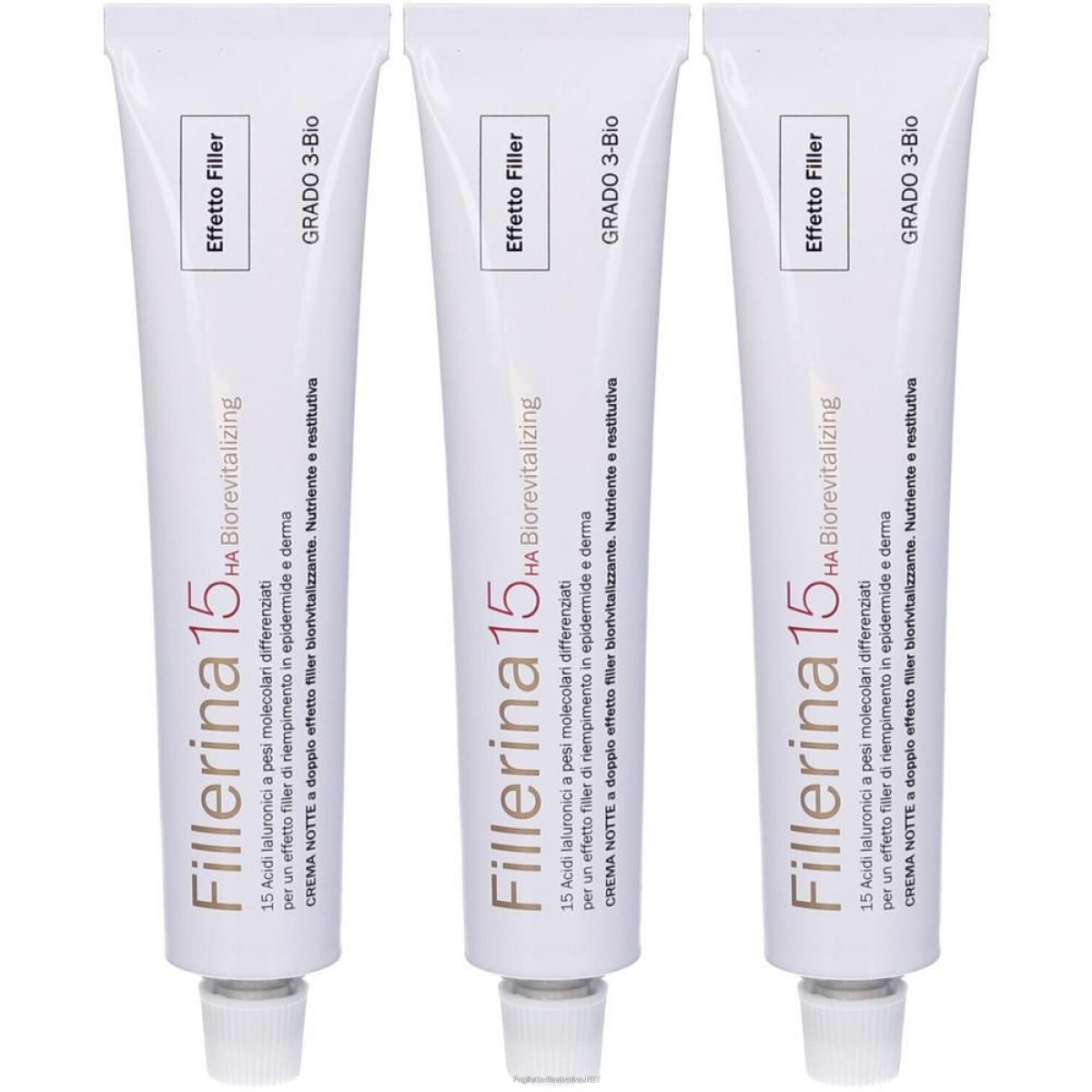 Compra Online fillerina 15 ha biorevitalizing crema notte grado 3 bio tubo 50 ml 3x5 e Trova l'offerta più bassa