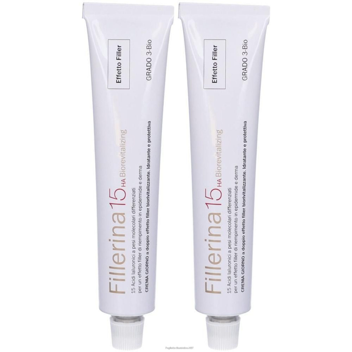 Compra Online fillerina 15 ha biorevitalizing day cream grado 3 bio tubo 2x50 ml e Trova l'offerta più bassa