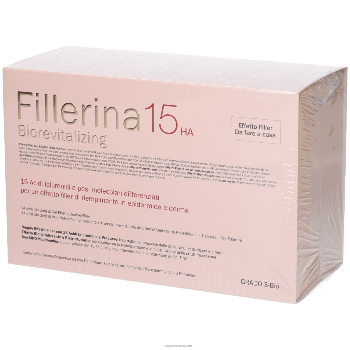 Compra Online fillerina 15ha biorivitalizzante trattamento intensivo grado 3 – 2x30 ml + 50 ml - trattamento antiage e rimpolpante e Trova l'offerta più bassa